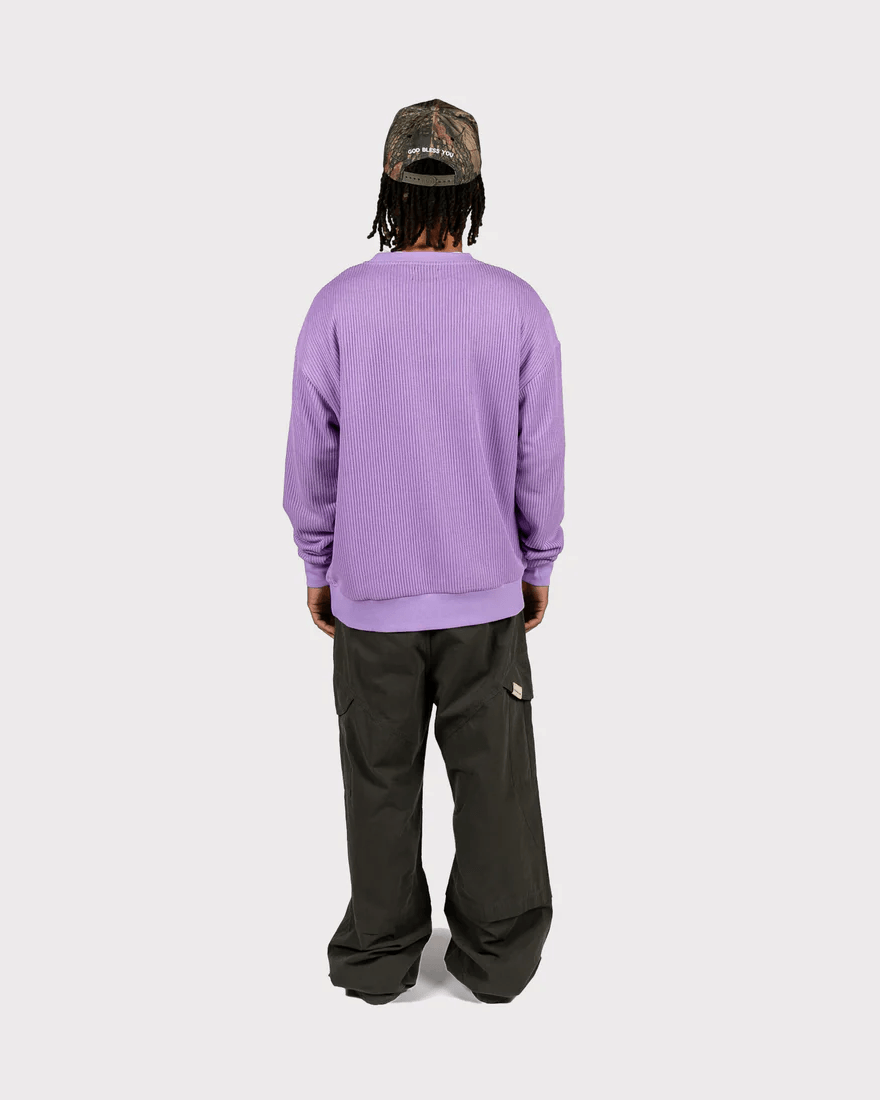 BE STILL KNIT CREWNECK - LAVENDER