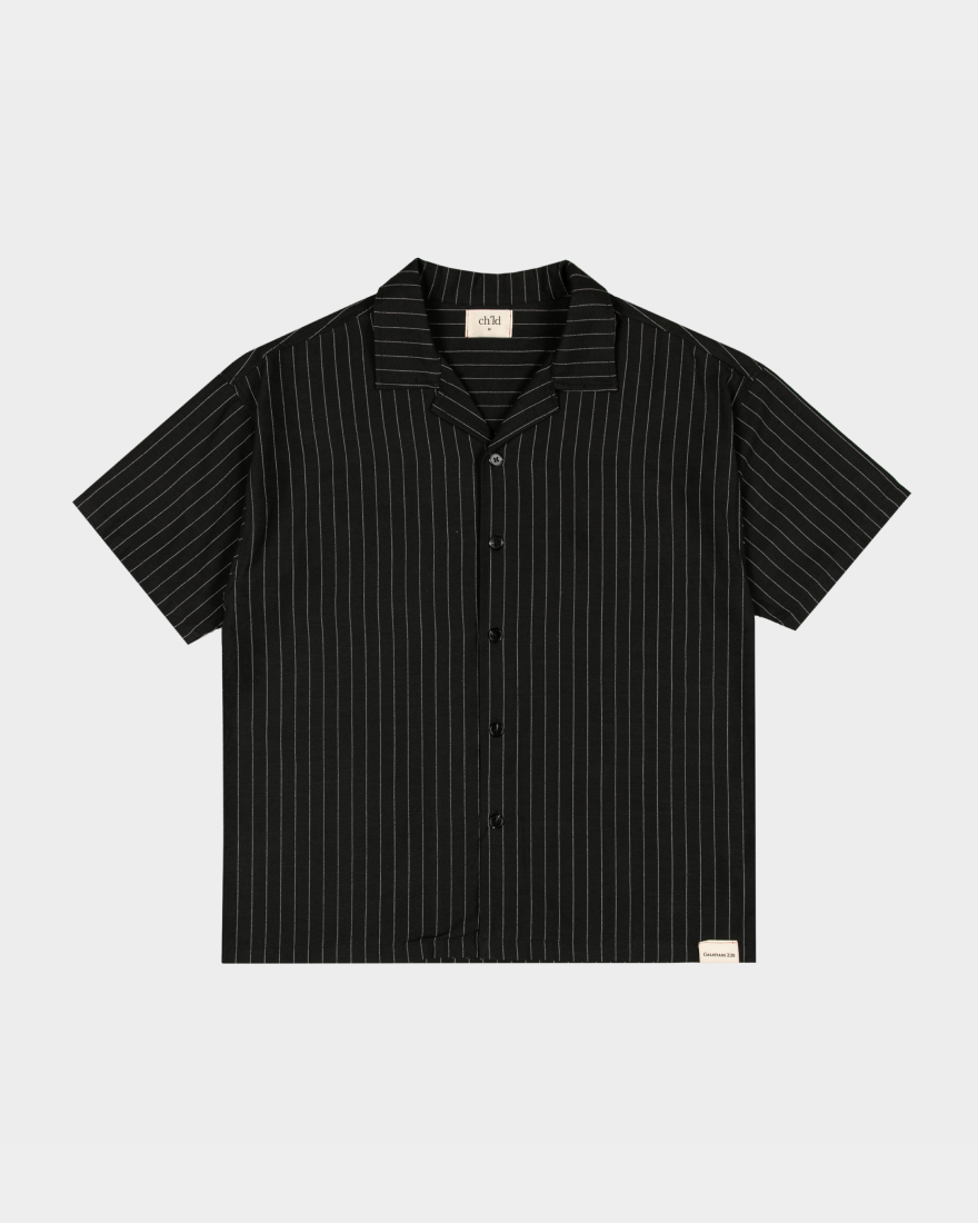 BE STILL USHER SHIRT - BLACK