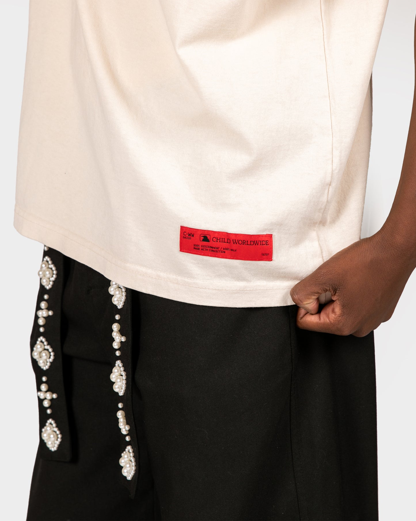 RAVEN TEE - BEIGE