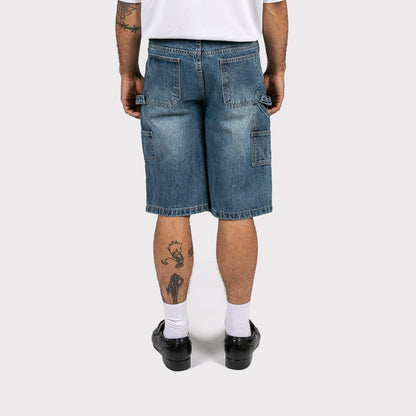 BE STILL CARPENTER JORTS - LIGHT BLUE