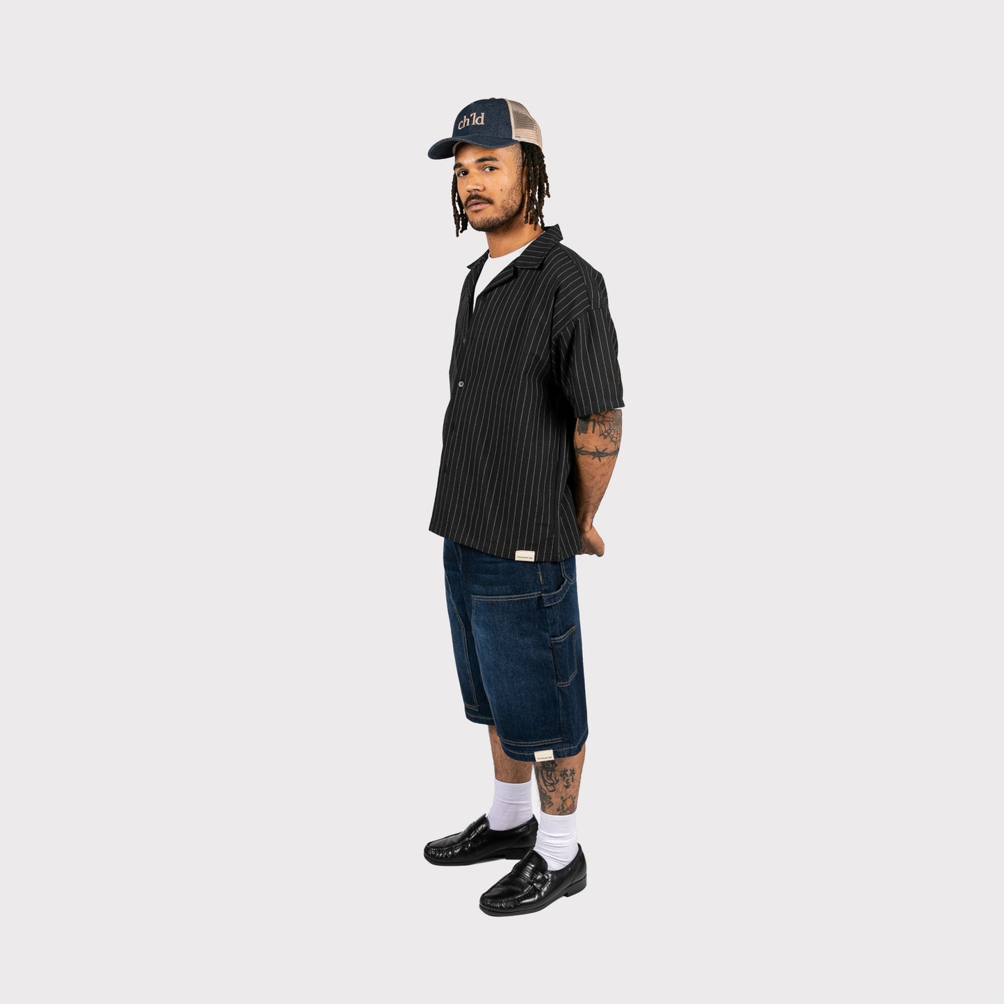 BE STILL USHER SHIRT - BLACK