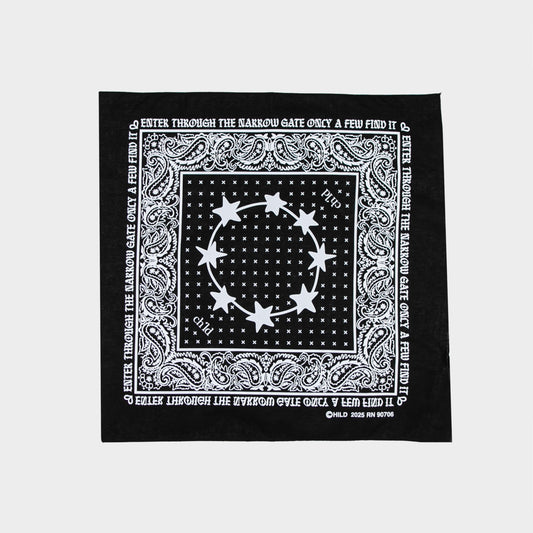 3 YEAR ANNI NARROW BANDANA - BLACK