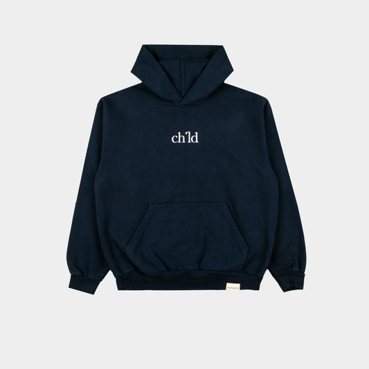 FOUNDATIONS HOODIE - ANCHOR BLUE