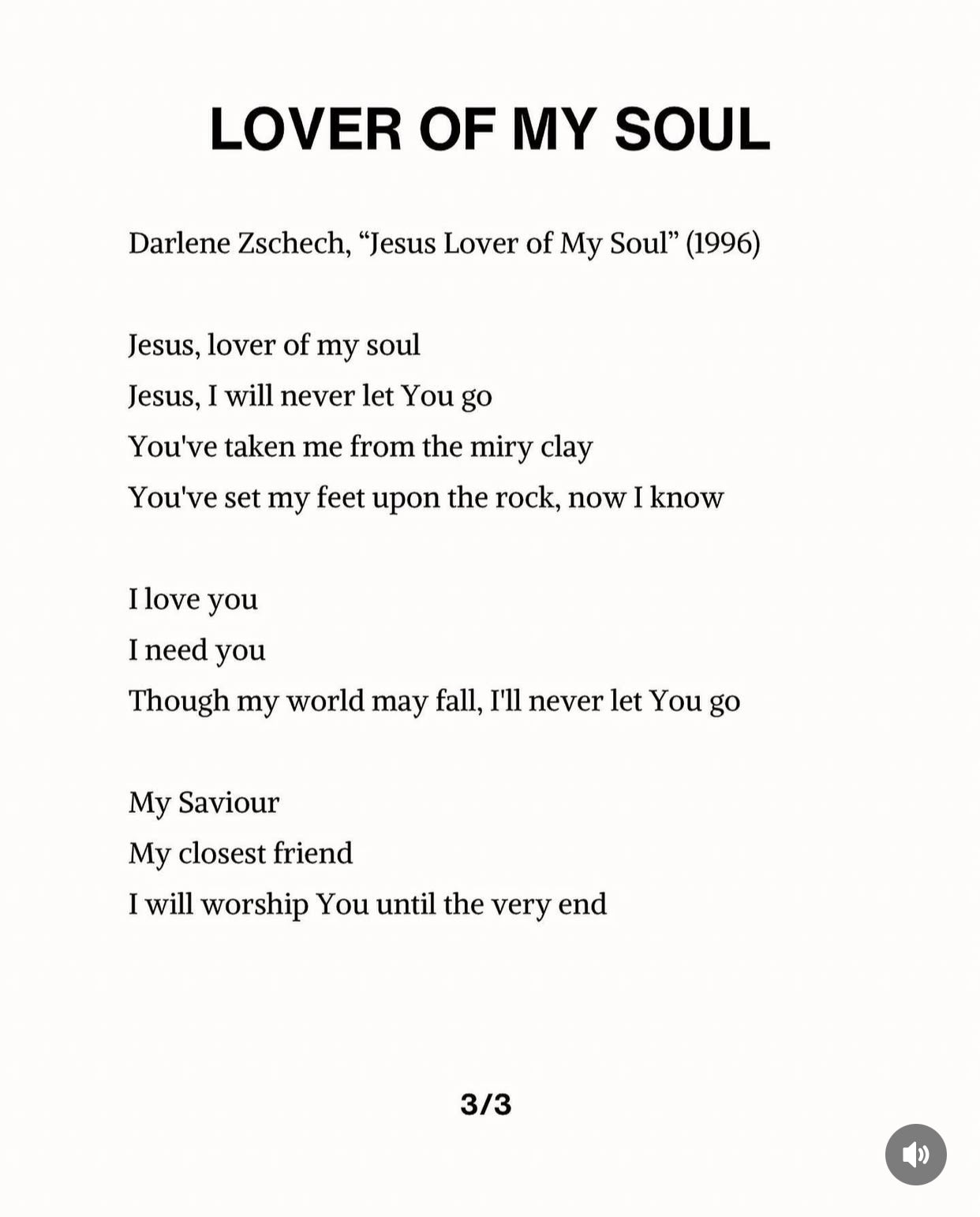 LOVER OF MY SOUL I LOVE JESUS TEE