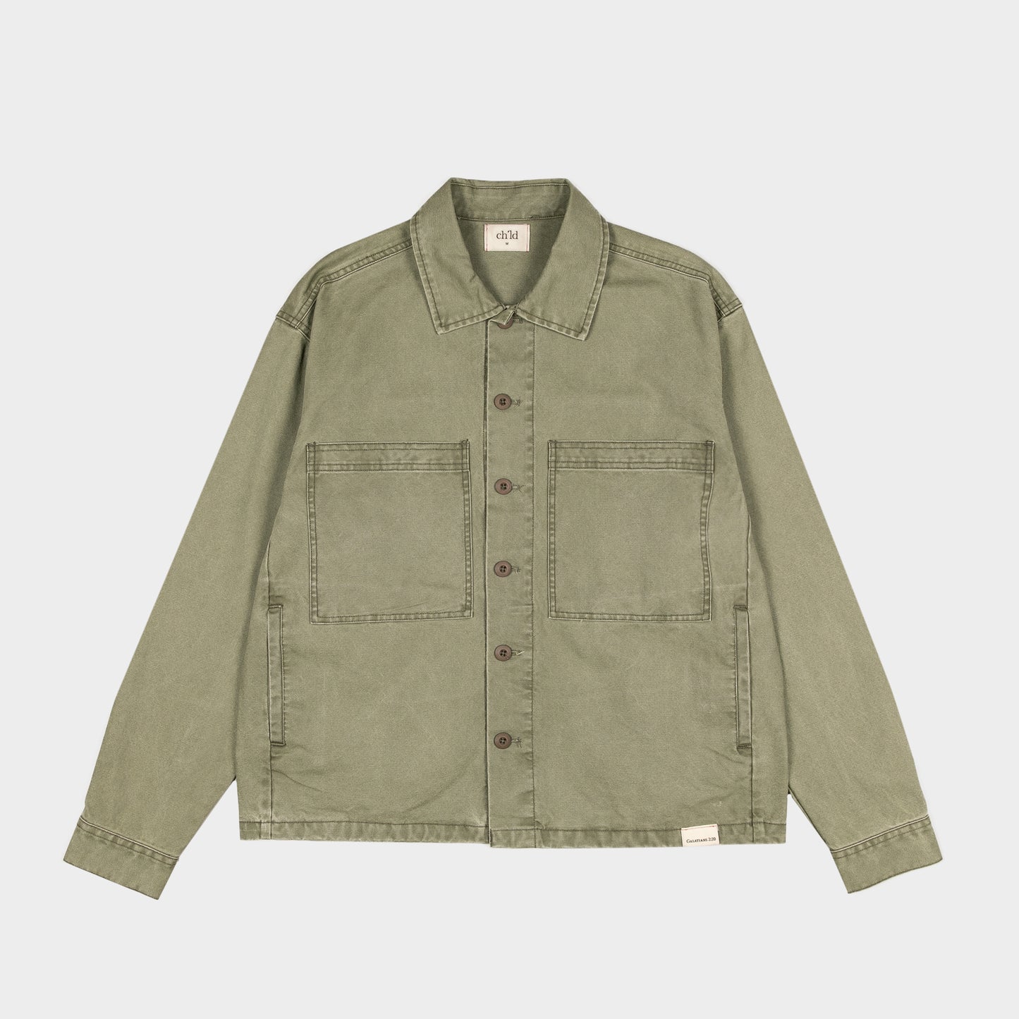 BE STILL MILITARY SHIRT JACKET