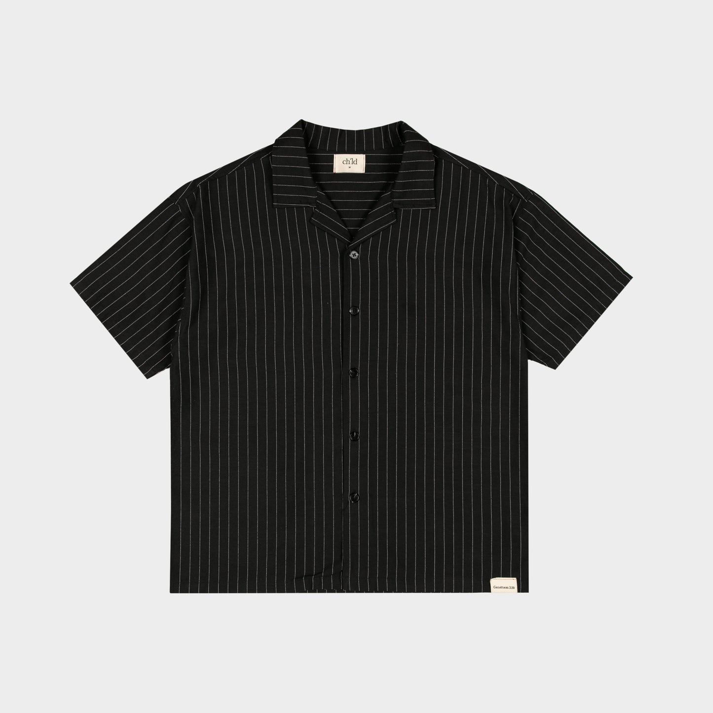 BE STILL USHER SHIRT - BLACK