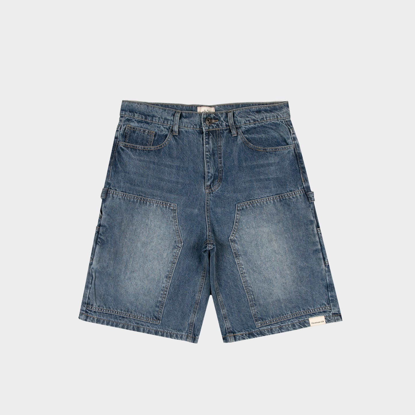 BE STILL CARPENTER JORTS - LIGHT BLUE