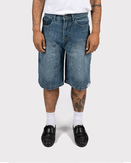 BE STILL CARPENTER JORTS - LIGHT BLUE