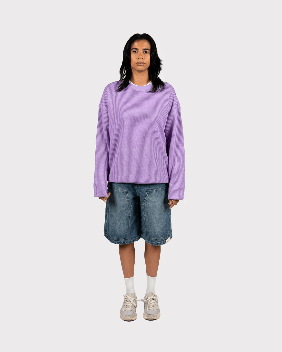 BE STILL CARPENTER JORTS - LIGHT BLUE