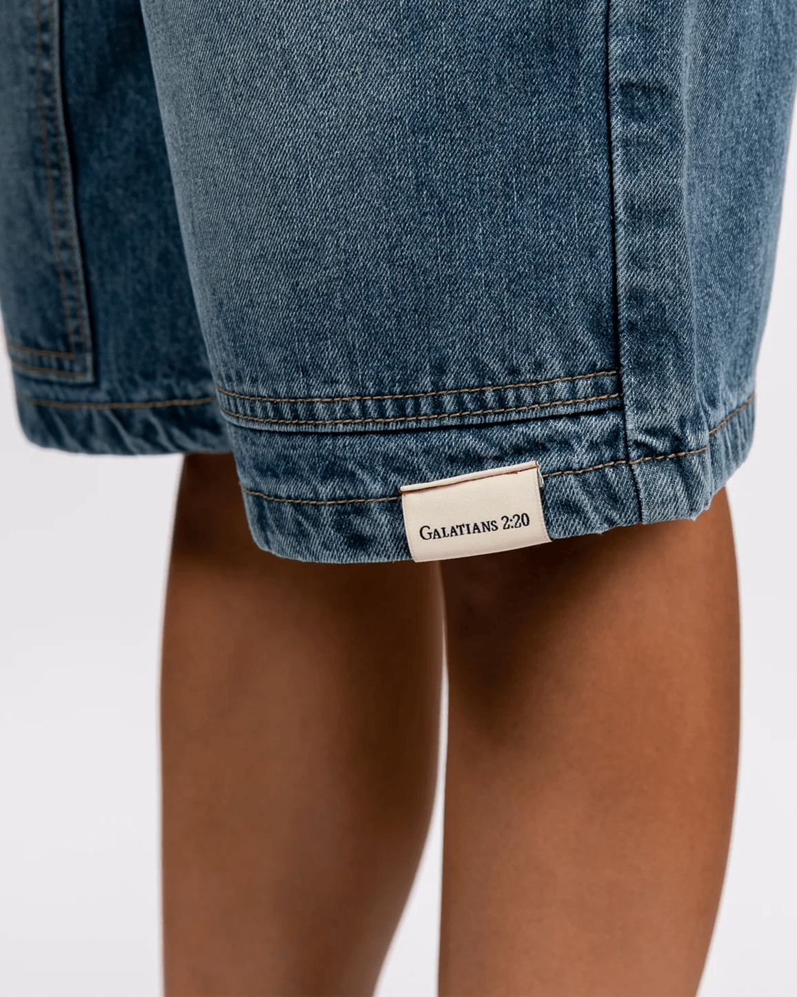 BE STILL CARPENTER JORTS - LIGHT BLUE