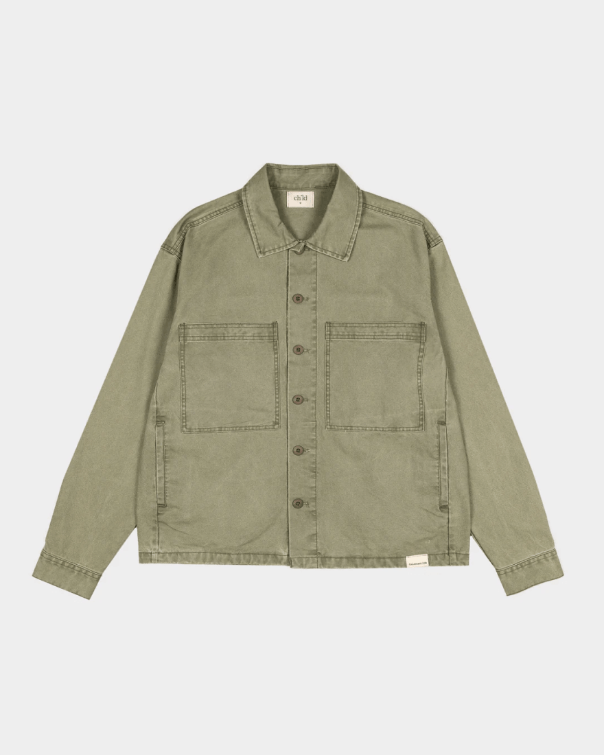 BE STILL MILITARY SHIRT JACKET