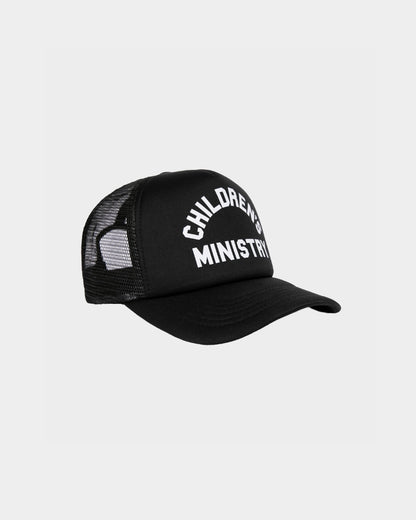 CHILDREN'S MINISTRY TRUCKER HAT - BLACK