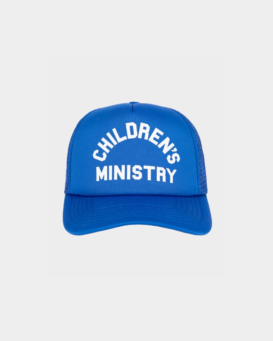 CHILDREN'S MINISTRY TRUCKER HAT - ROYAL