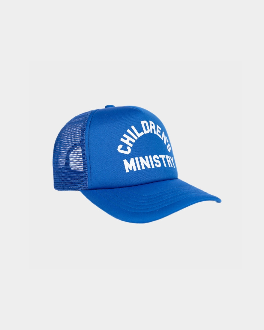 CHILDREN'S MINISTRY TRUCKER HAT - ROYAL