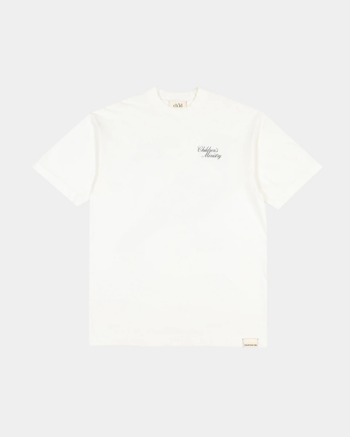 CHILDREN'S MINISTRY TEE - OFF WHITE