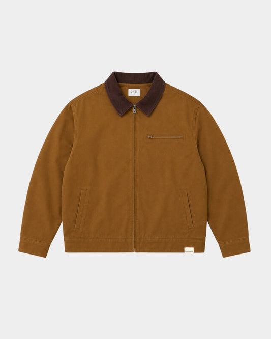 CORDUROY WORK JACKET - BROWN