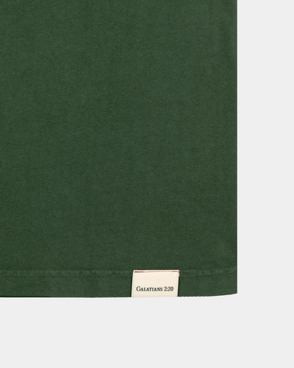 FOUNDATIONS TEE - PASTURE GREEN