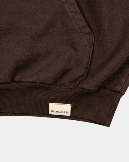 FOUNDATIONS HOODIE - BRANCH BROWN