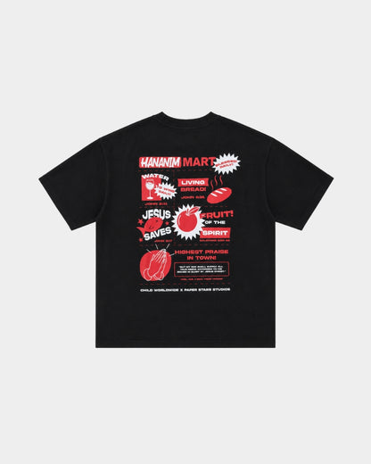 HANANIM TEE  - BLACK