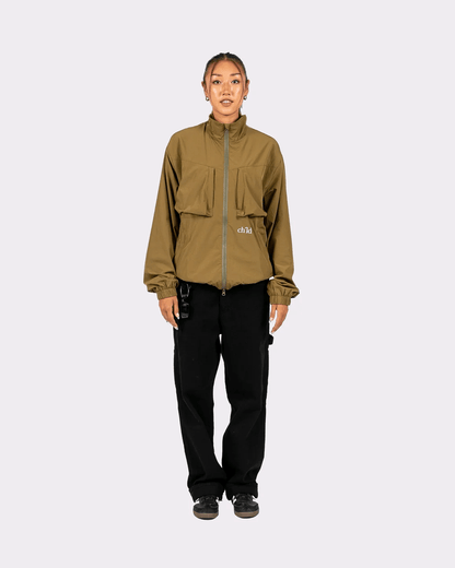 TRACK JACKET - OLIVE