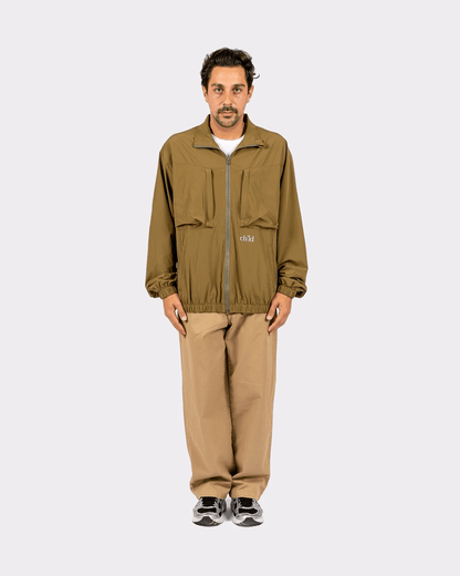 TRACK JACKET - OLIVE