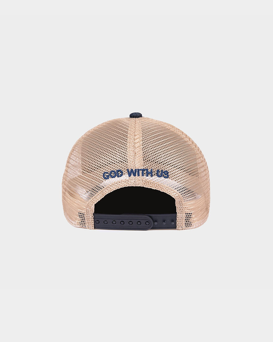 VINTAGE DENIM TRUCKER HAT