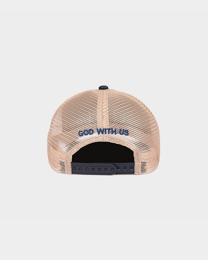 VINTAGE DENIM TRUCKER HAT