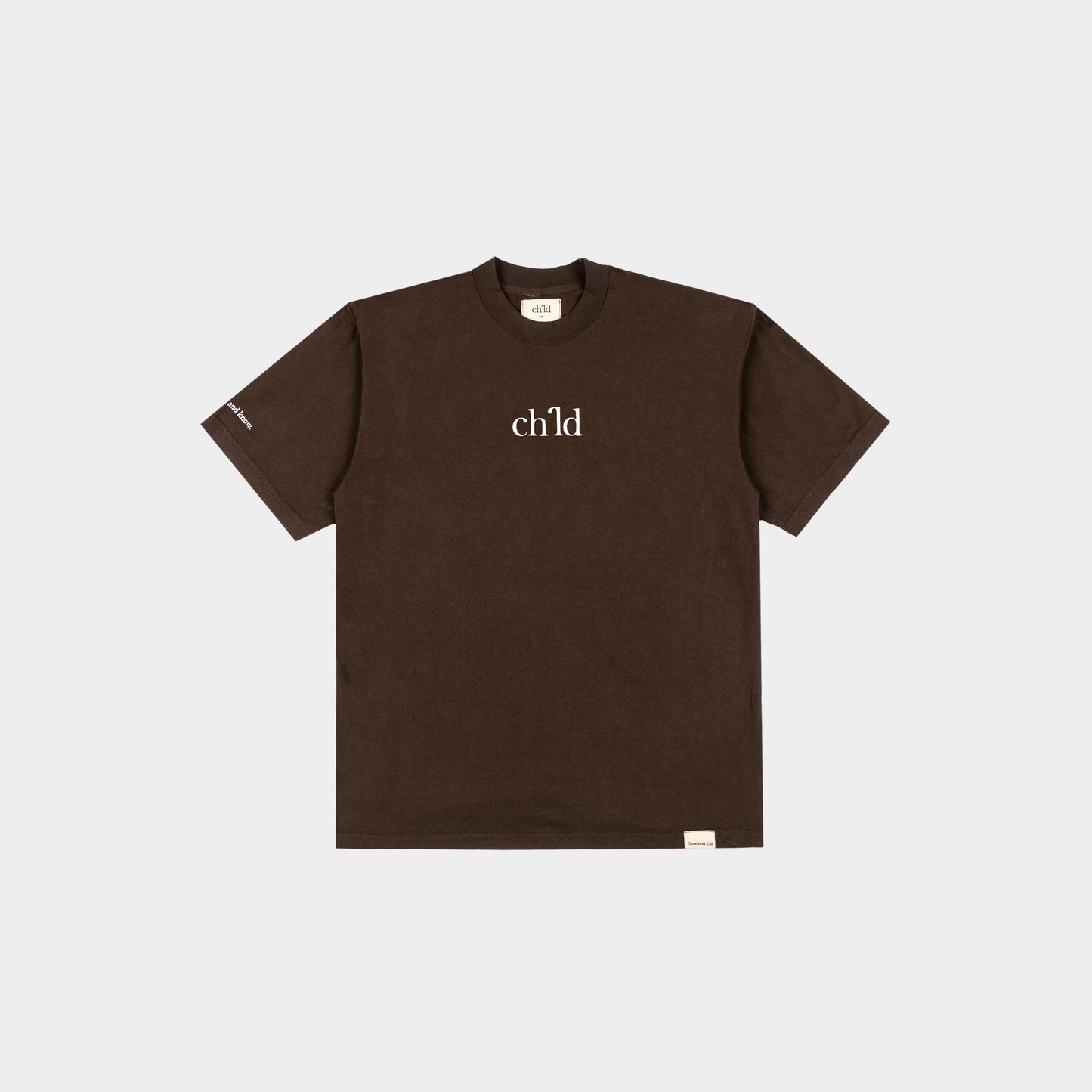 FOUNDATIONS TEE - BRANCH BROWN